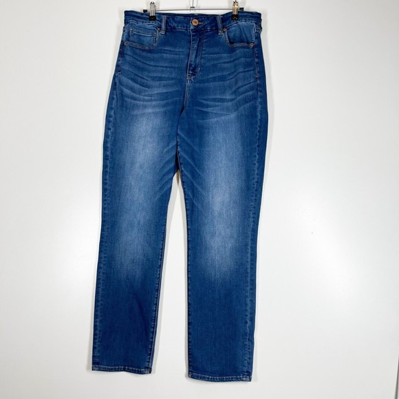 American Eagle Outfitters Denim - American Eagle Curvy Hi-Rise Skinny Fit Jeans Women's Blue Stretch Denim Size 16